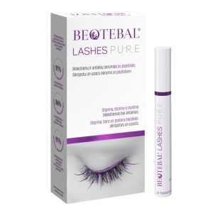Beotebal LASHES PURE  Blakstienų ir antakių serumas su peptidais (3ml)
